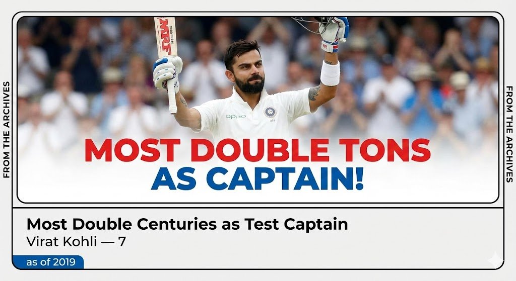 Most Double Centuries as Test Captain-7